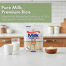 56% MILK CLASSIC Mild milk flavor, suitable for kids and adults.