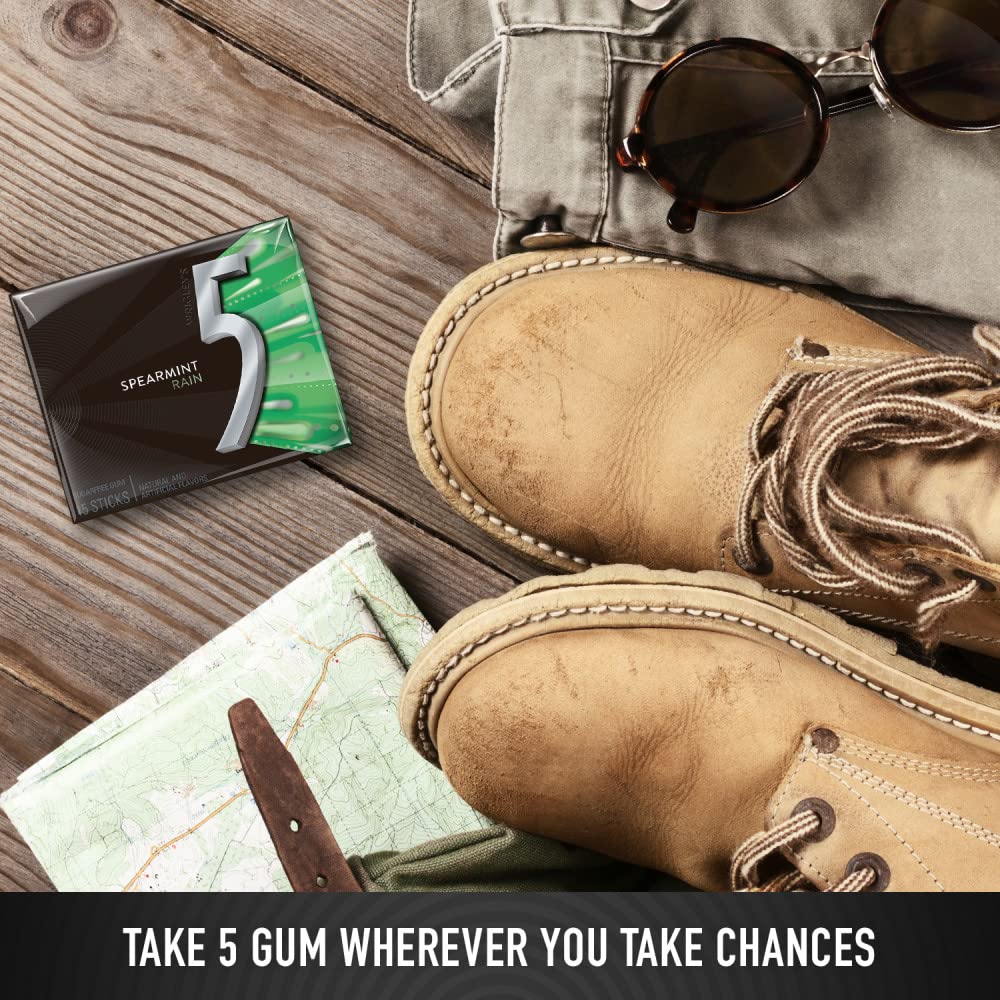 5 Gum pack in hand for easy access during busy days