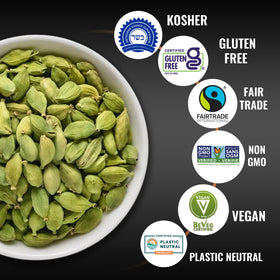 5Senses cardamom in resealable pack keeps flavor fresh between uses.