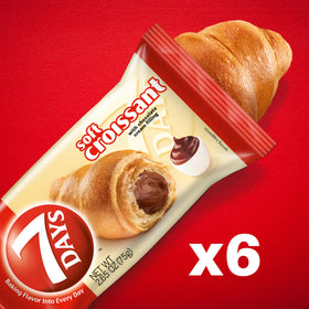 7 Days breakfast pastry next to coffee, perfect for a morning ritual.