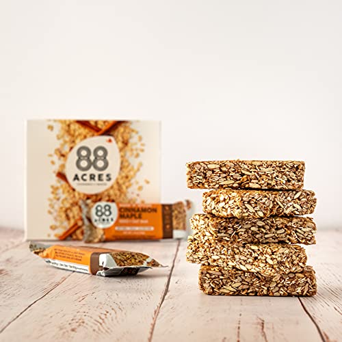 88 Acres Cinnamon Maple flavor evokes cozy weekend breakfast vibes.