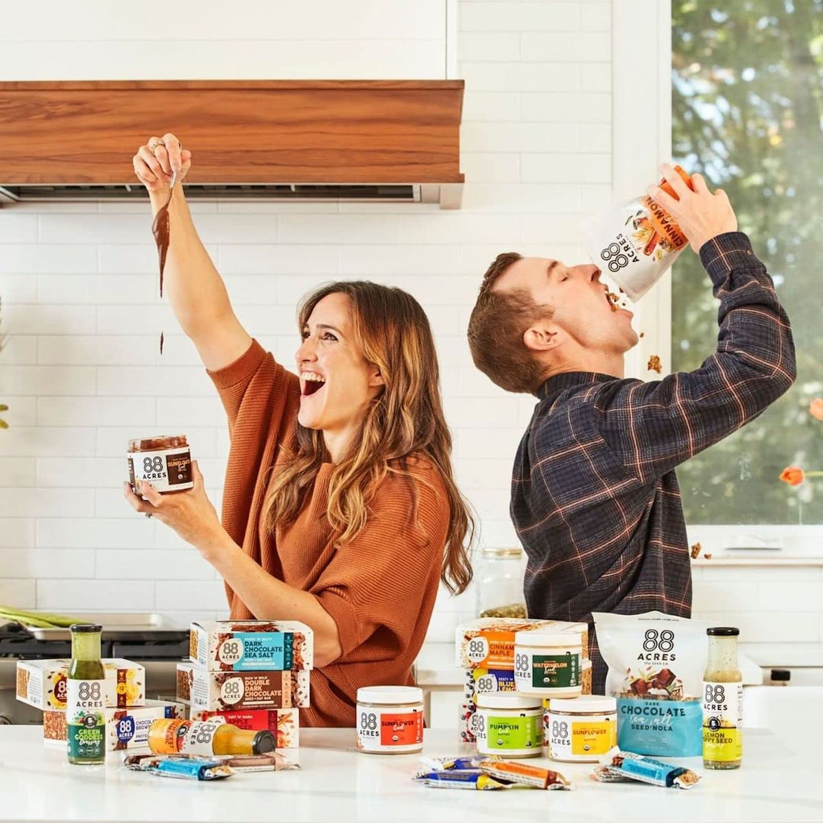 88 Acres granola bar fueling athletes with plant-based energy.