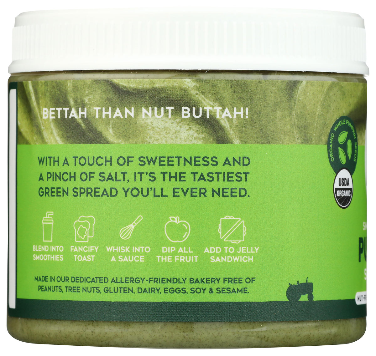 88 Acres butter in a smoothie adds flavor and protein-friendly richness