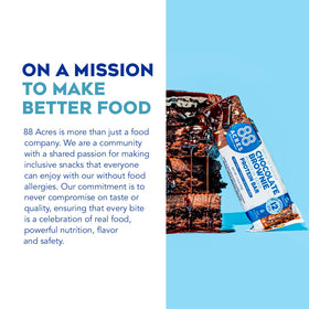 88 Acres gluten-free and nut-free vegan bars safe for school lunches.