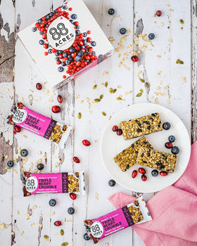 88 Acres Granola Bar Triple Berry Crumble energy-friendly snack choice