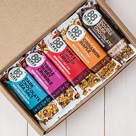 88 Acres plant-based energy granola bar powered by seeds for active days.