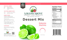 A Blend Above Kokomo Key Lime Pie Mix fruit-dippers pairing suggestion