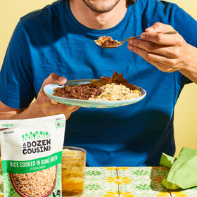 A Dozen Cousins Bone Broth Rice halal certified option