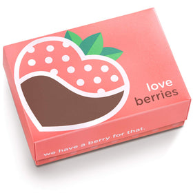 A Gift Inside chocolate-covered strawberries with ice packs for fresh delivery