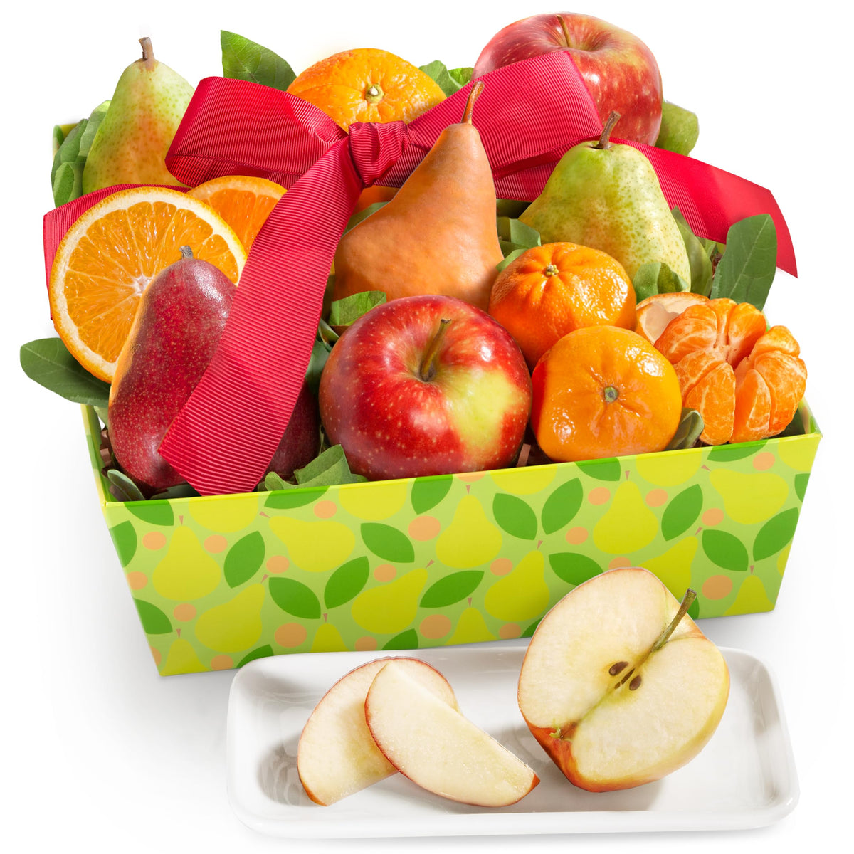 A Gift Inside All the Best Fruit Basket packaging showcases premium, ready-to-gift presentation.