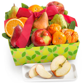 A Gift Inside All the Best Fruit Basket packaging showcases premium, ready-to-gift presentation.