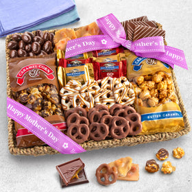 A Gift Inside caramel corn bags showcase handmade caramel popcorn with real butter.