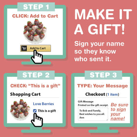 A Gift Inside decorated toppings on cookies for visual appeal