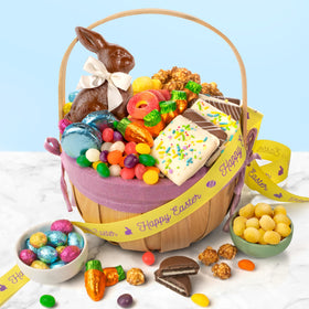 A Gift Inside Easter basket foiled cookies for a crisp, indulgent bite.