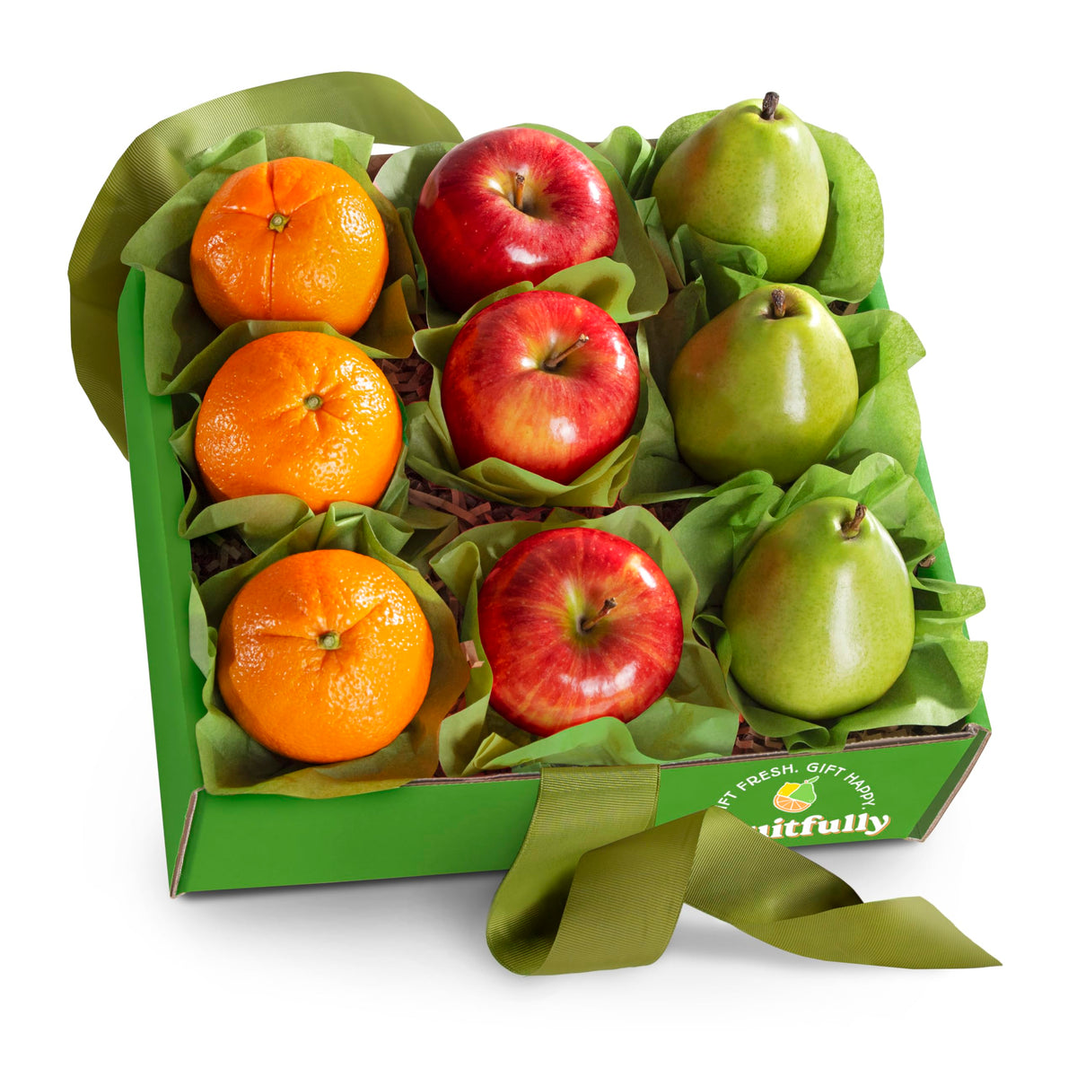 A Gift Inside Fruitful Trio assembly: vibrant fruit mix ready for gifting.