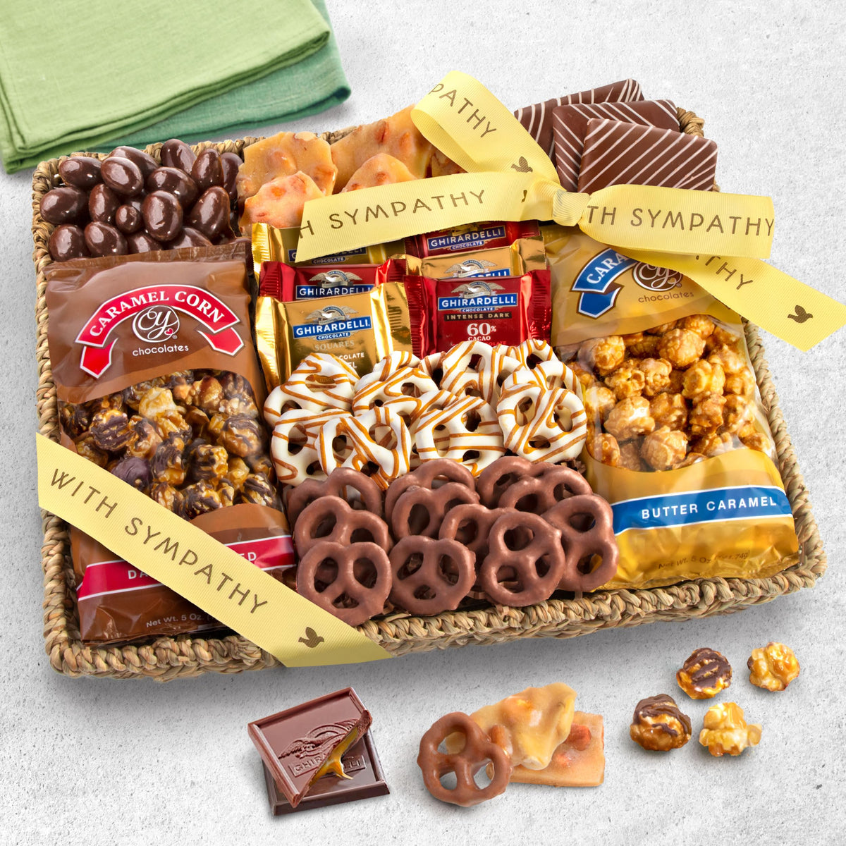 A Gift Inside Ghirardelli chocolates squares, premium indulgence for celebrations.