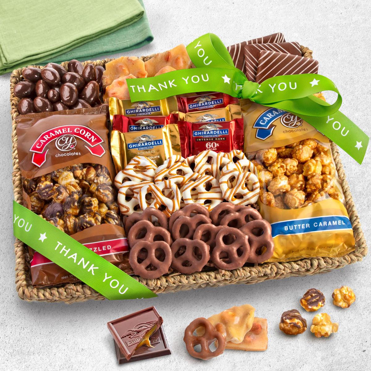 A Gift Inside Ghirardelli chocolate squares, a premium gift for chocolate lovers.