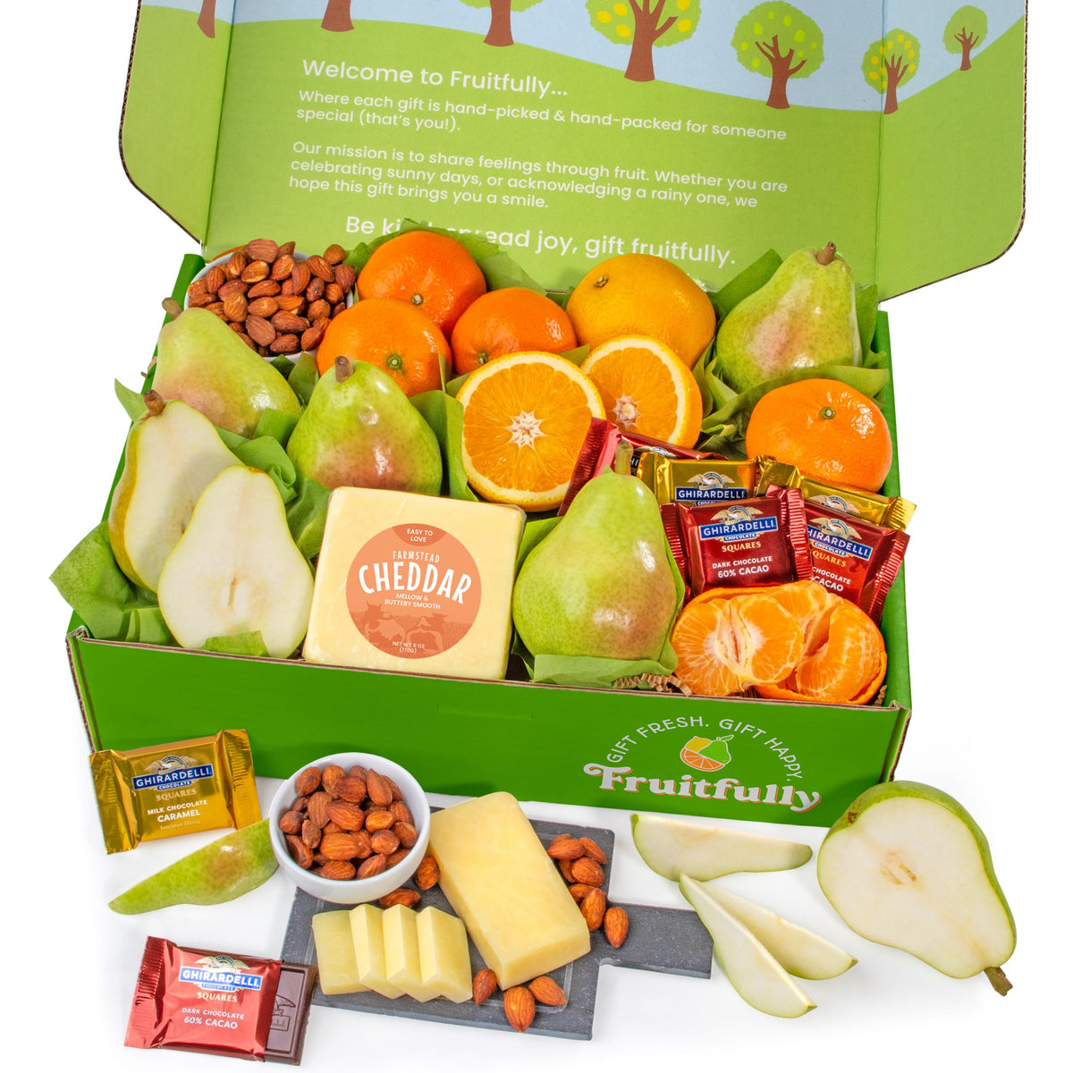 A Gift Inside harvest favorites mandarins and navel oranges arranged for gifting and tasting