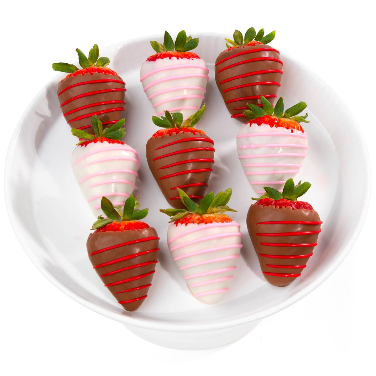 A Gift Inside Love Bites strawberries milk dip—creamy indulgence for celebrations.