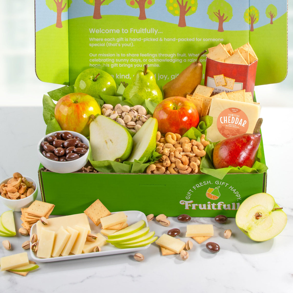 Pears and apples varietals from A Gift Inside, perfect for sharing moments.