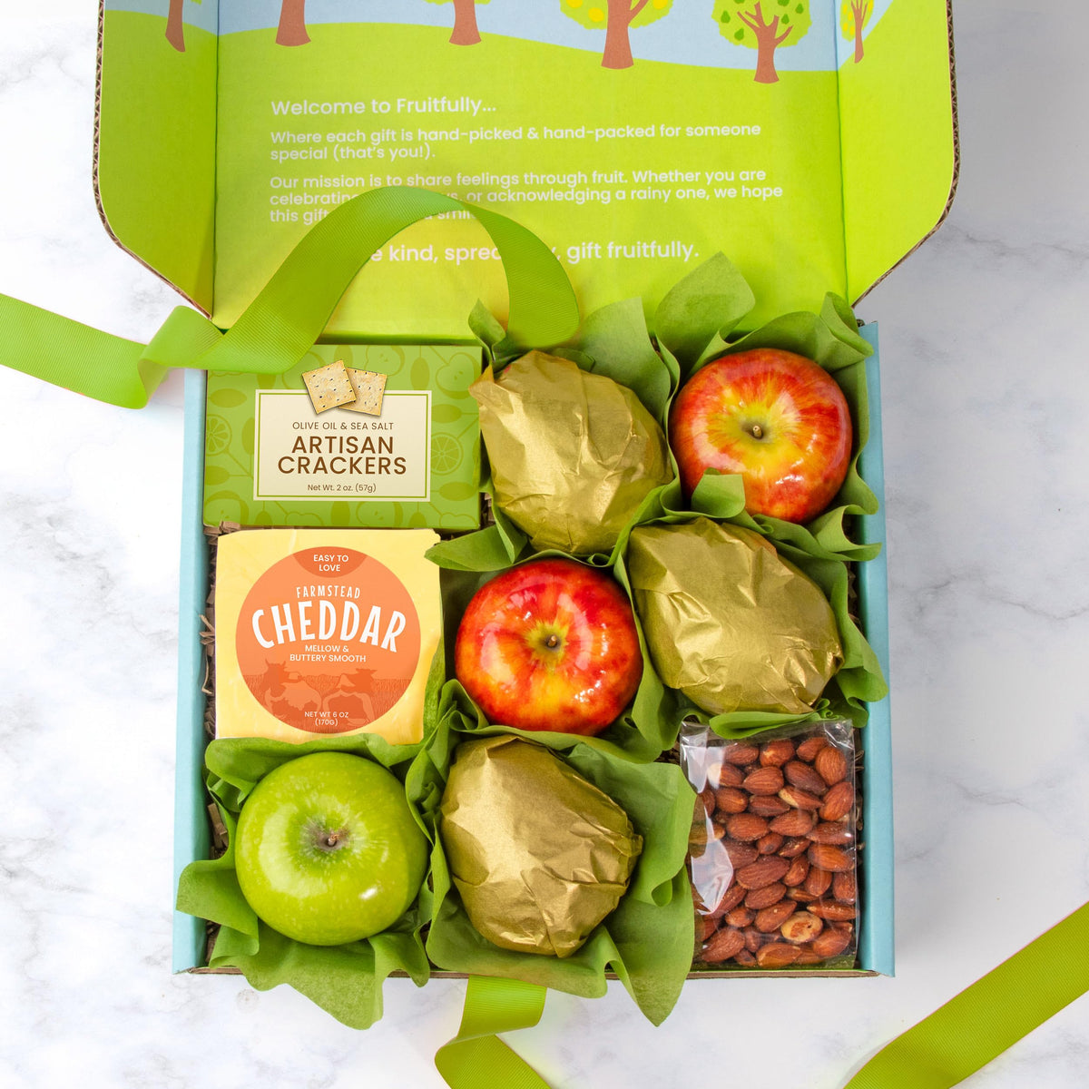 A Gift Inside roasted almonds close-up for a crunchy finishing touch