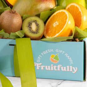 A Gift Inside signature fruit sampler with vibrant variety and color