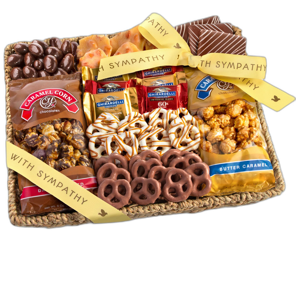A Gift Inside sympathy basket in seagrass, a thoughtful keepsake for comforting moments.