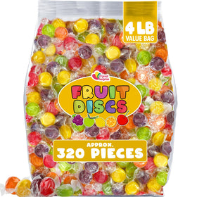 A Great Surprise assorted fruit discs bulk bag for sharing at gatherings.
