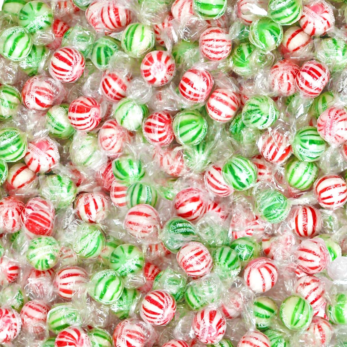 A Great Surprise Jumbo Mint Balls peppermint close-up highlighting bold flavor