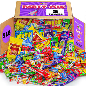 A Great Surprise bulk candies 5lb bag with colorful wrappers for piñatas.