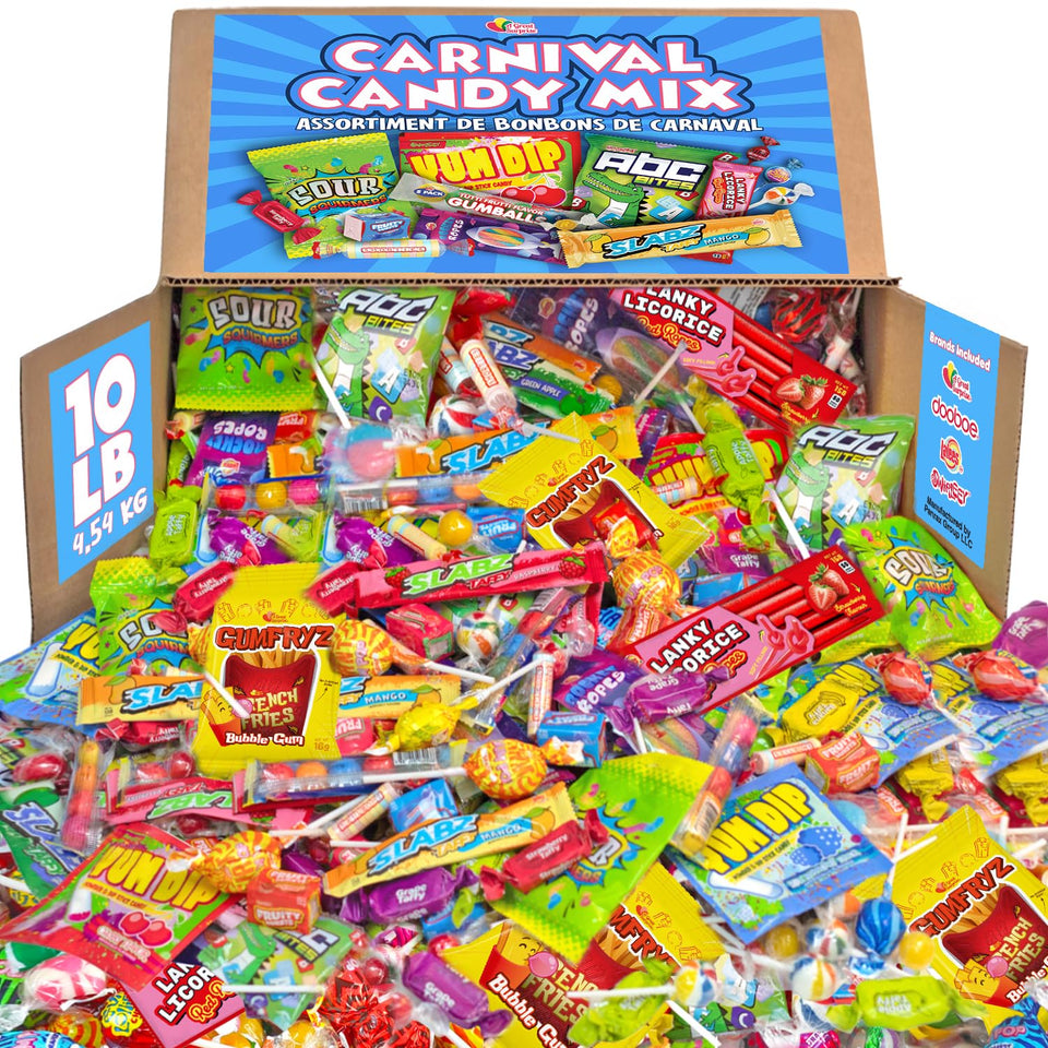 A Great Surprise bulk candy 10lb assortment for events and crowd-friendly sharing.