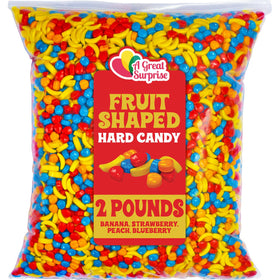 A Great Surprise bulk fruit candies 2 lb display for parties and refills