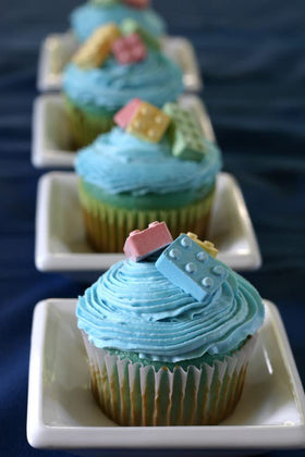A Great Surprise candy bricks in assorted colors great for themed treats.