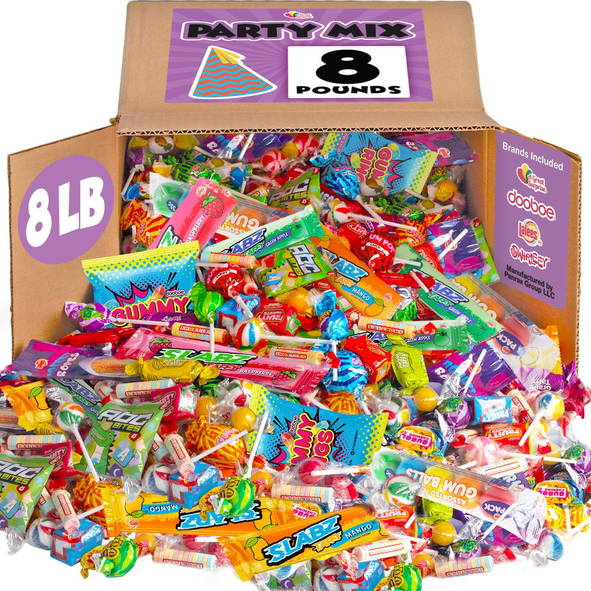 A Great Surprise 8-pound candy bulk perfect for large events and sharing