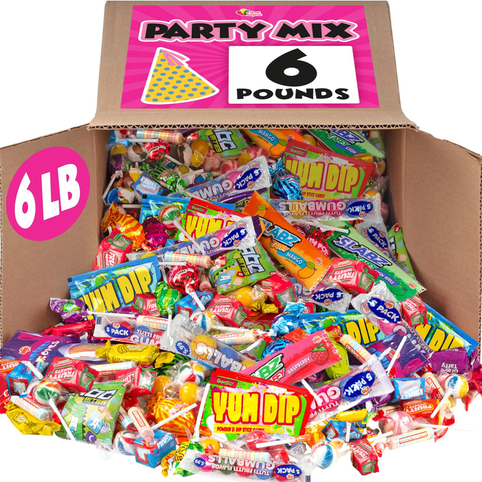 A Great Surprise candy bulk assortment 6 lbs for party pinatas and gifting