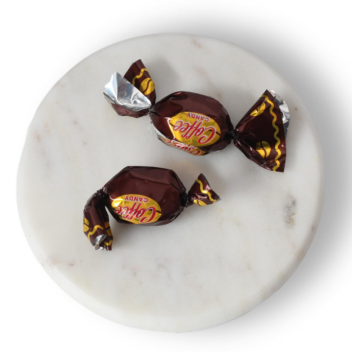 A Great Surprise coffee candies on an event table, crowd-pleasing party favorite.