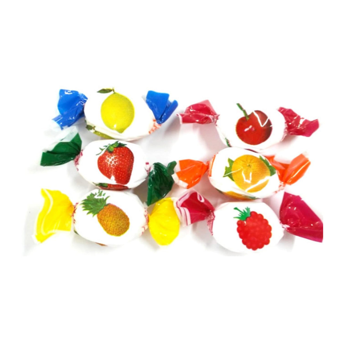 A Great Surprise colorful candy buttons closeup showing fruit flavors