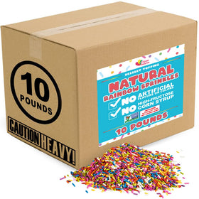 A Great Surprise dye-free natural colors sprinkles close-up