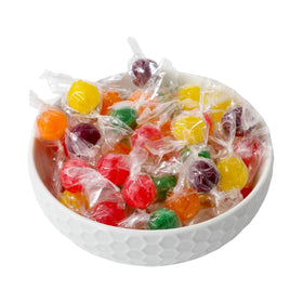 A Great Surprise Fruit Balls colorful assortment adds visual appeal to desks.