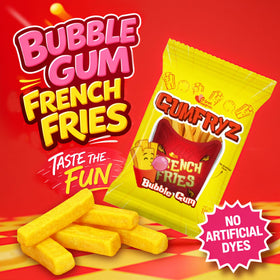 A Great Surprise fry shaped novelty gum with bold fry design