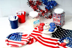 A Great Surprise patriotic sprinkles ideal for football watch parties