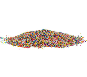 A Great Surprise Rainbow Nonpareil Sprinkles add pop to cookies and treats