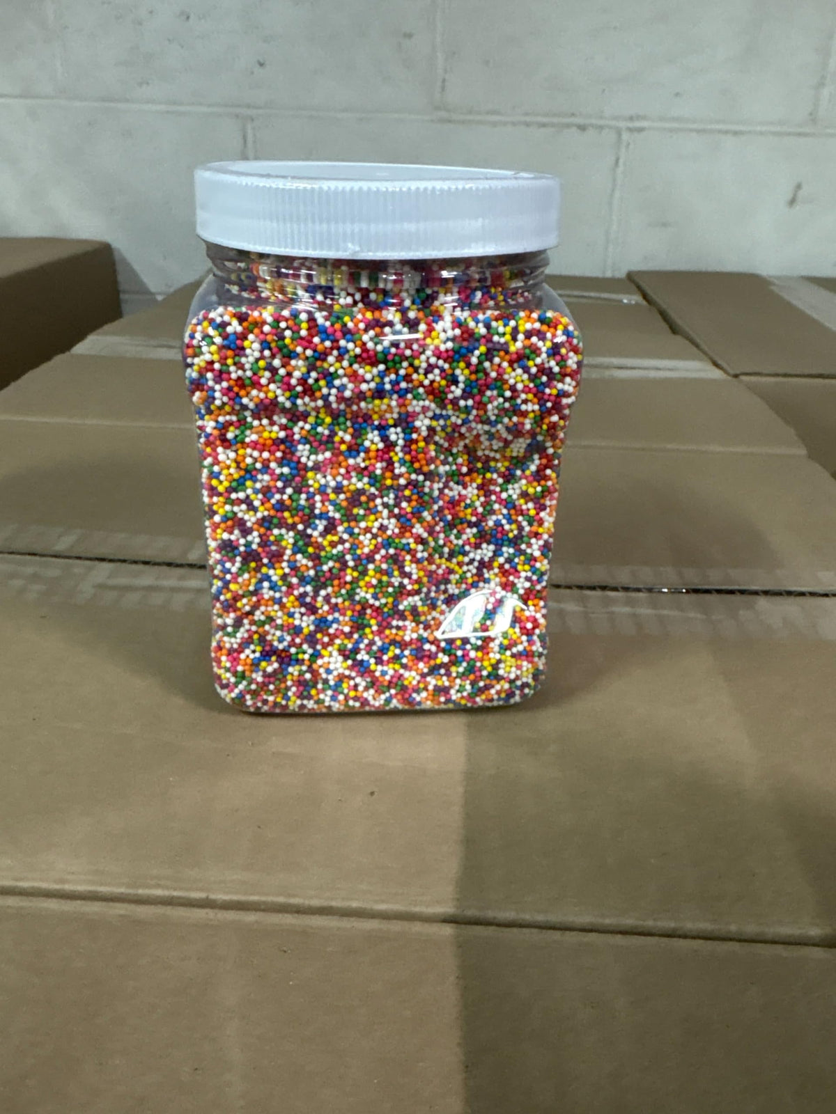 A Great Surprise Rainbow Nonpareil Sprinkles ideal for colorful decorations and desserts
