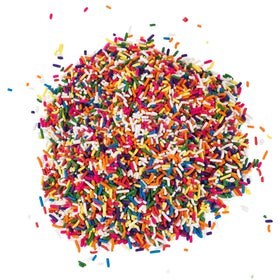 Rainbow Sprinkles on a sundae by A Great Surprise for vibrant color