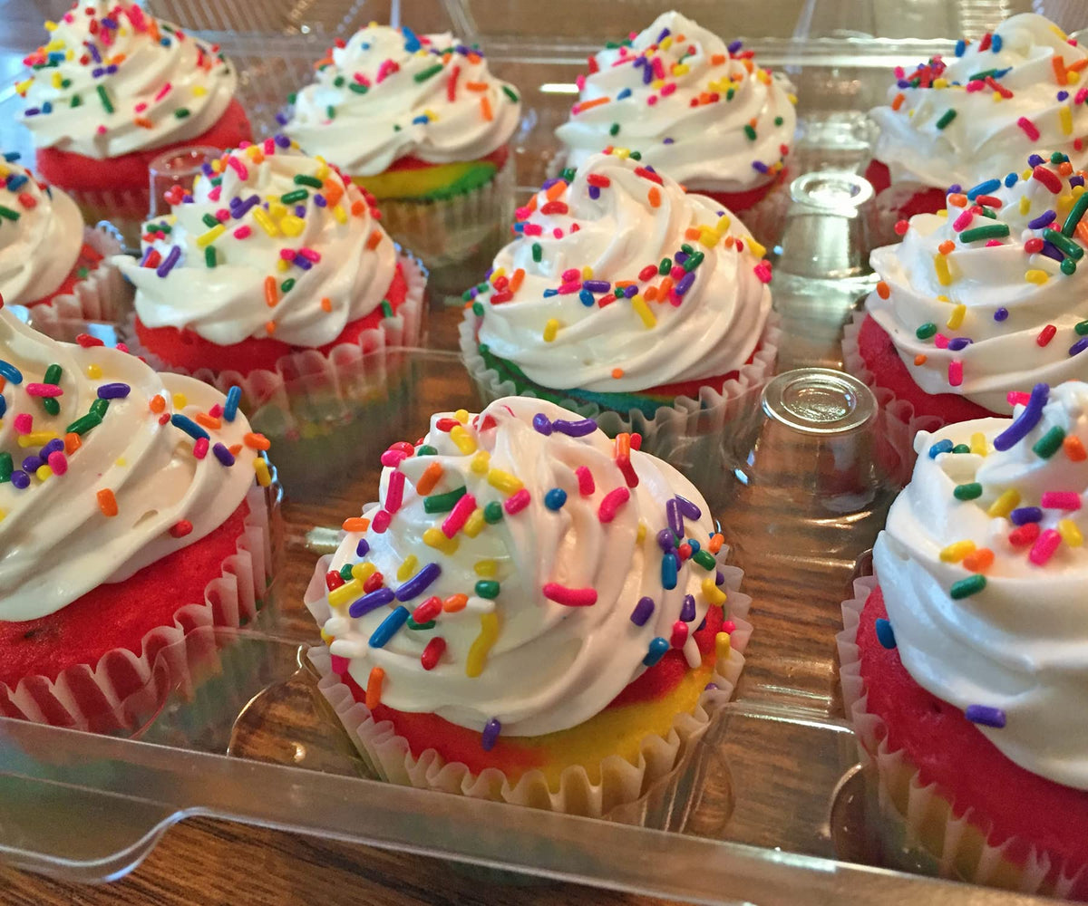 A Great Surprise Rainbow Sprinkles decorate party desserts with cheerful flair