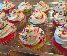 A Great Surprise Rainbow Sprinkles decorate party desserts with cheerful flair