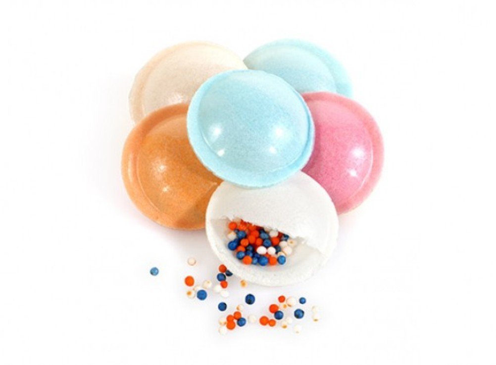 A Great Surprise Satellite Wafers Beads; colorful centers add crunch and charm.