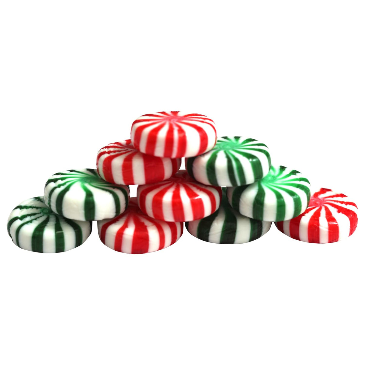 Individually wrapped Starlight Mints discs for service counters.