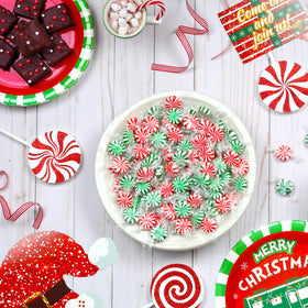 Office candy dispenser setup with Starlight Mints creates quick refreshment.