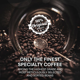A Pensive Man's Coffee degassing valve packaging preserves aroma and flavor integrity.